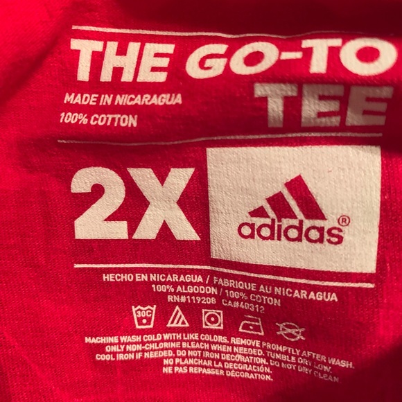 Adidas all-star retro t-shirt size xxl - Picture 3 of 3